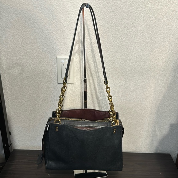 Coach Rogue Shoulder handbag Leather Black 26829 - Picture 1 of 10